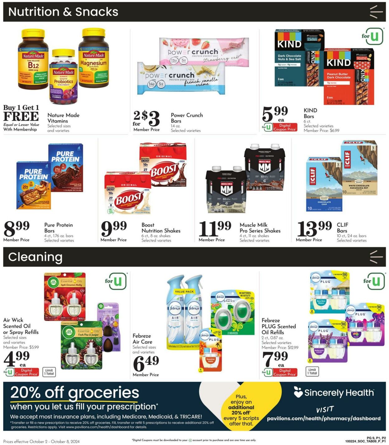 Weekly ad Pavilions 10/02/2024 - 10/08/2024