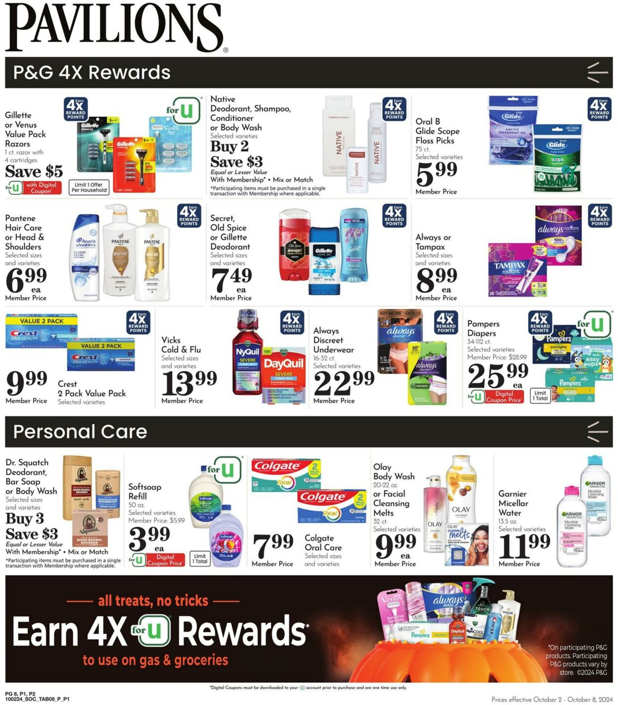 Weekly ad Pavilions 10/02/2024 - 10/08/2024