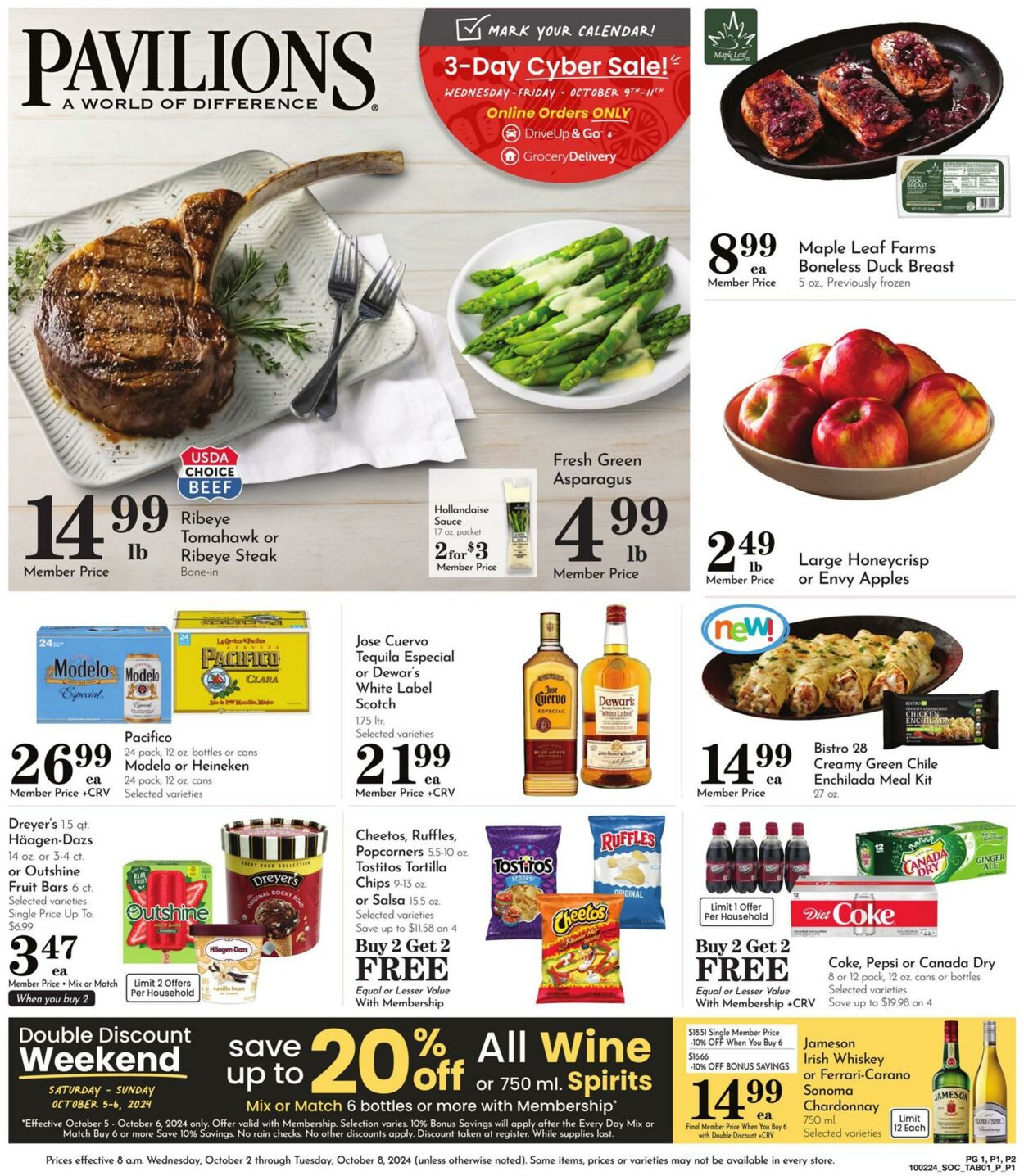 Weekly ad Pavilions 10/02/2024 - 10/08/2024