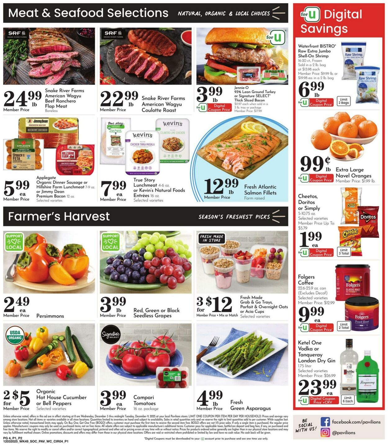 Weekly ad Pavilions 12/03/2025 - 12/09/2025