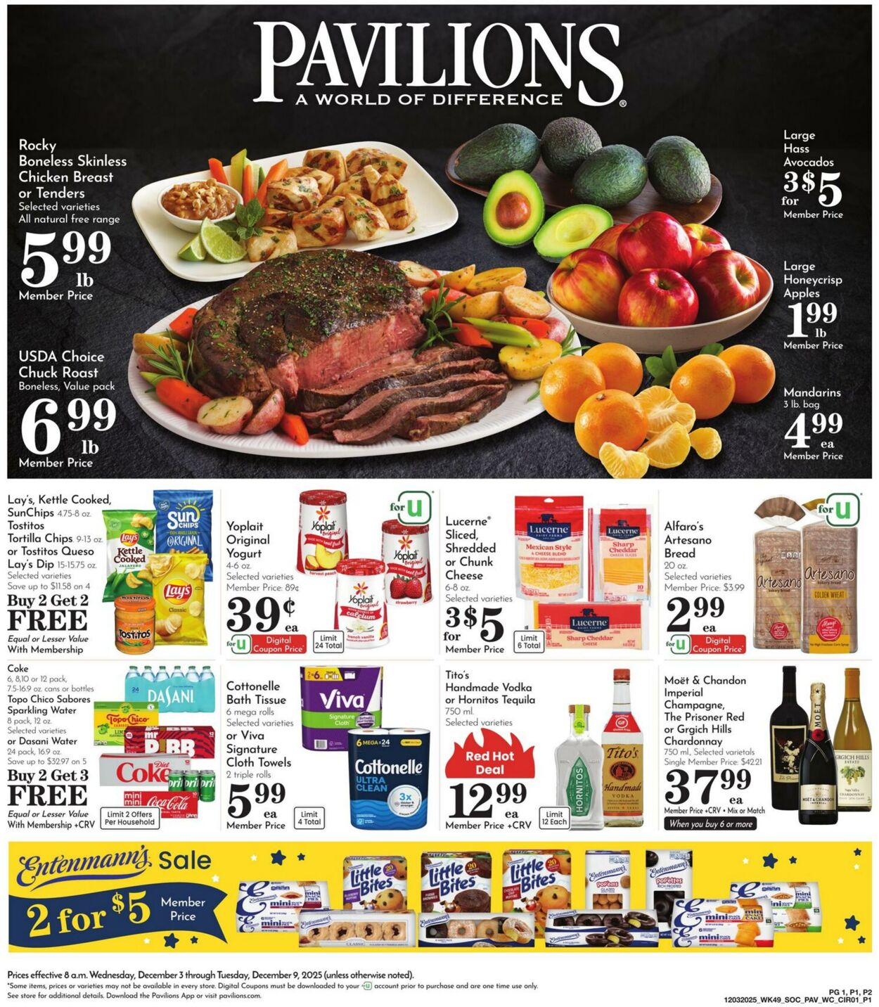 Weekly ad Pavilions 12/03/2025 - 12/09/2025