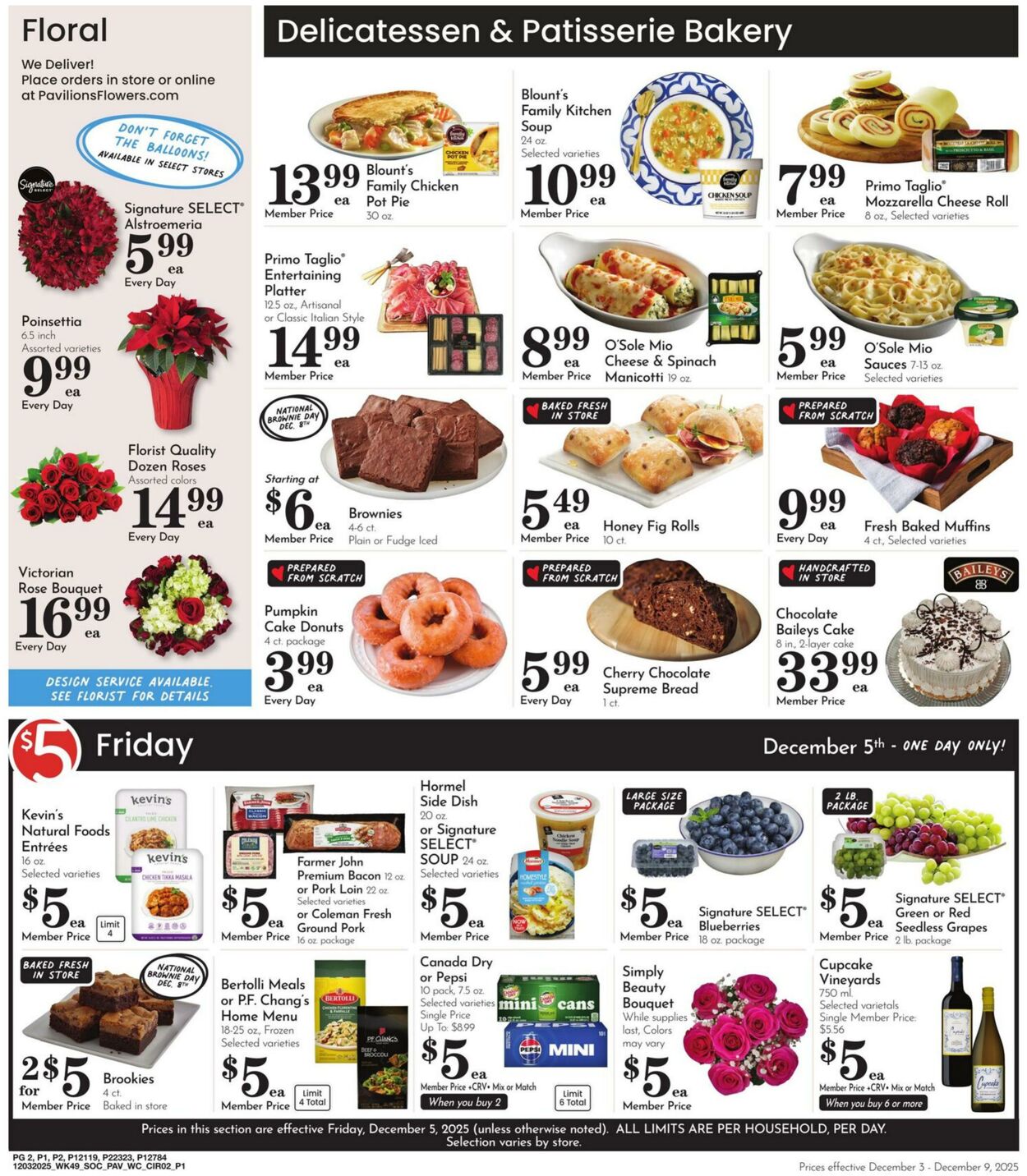 Weekly ad Pavilions 12/03/2025 - 12/09/2025