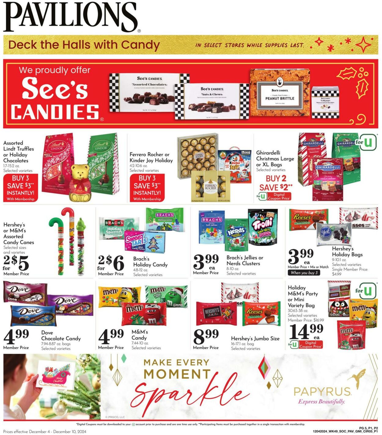 Weekly ad Pavilions 12/04/2024 - 12/10/2024