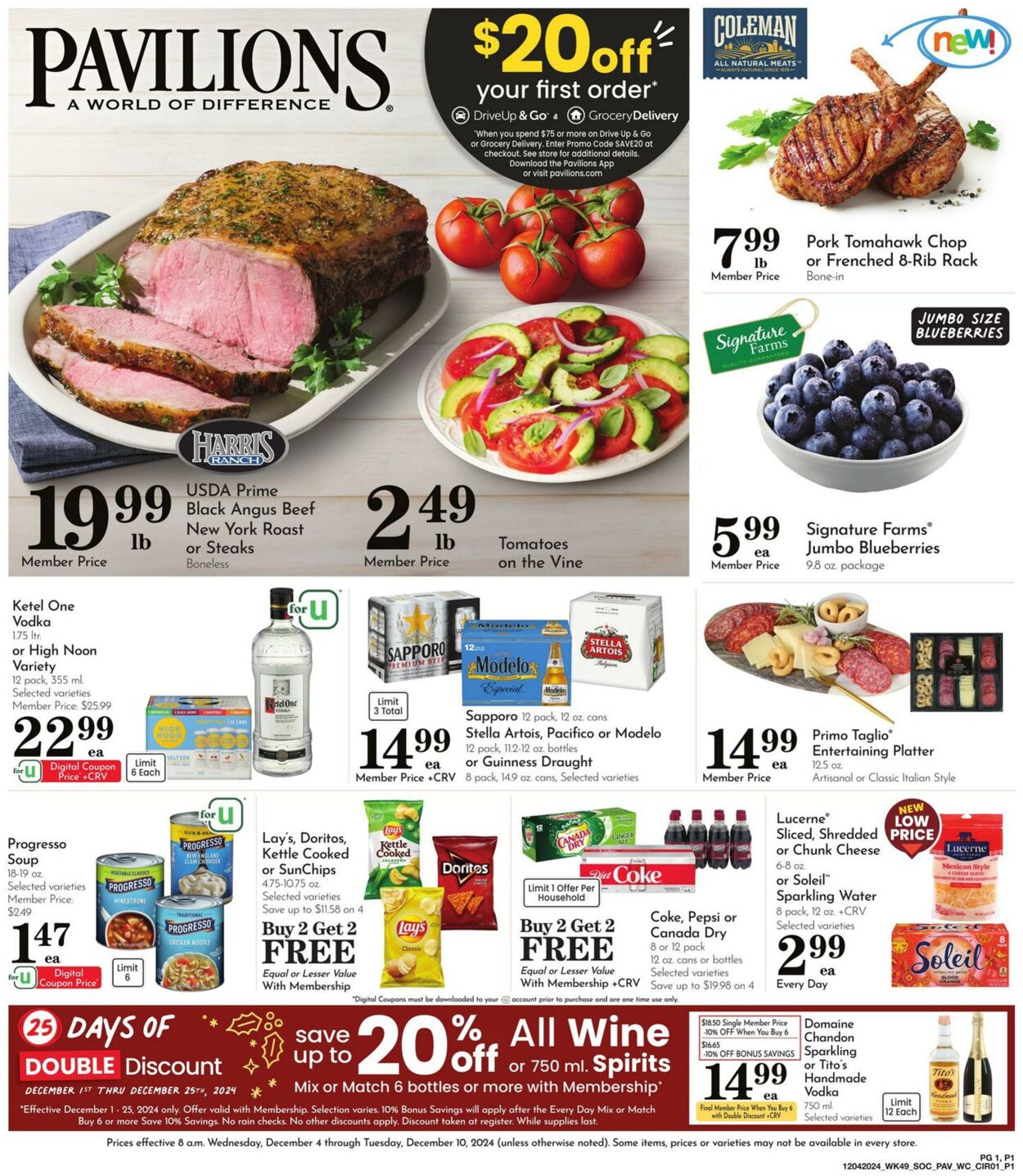 Weekly ad Pavilions 12/04/2024 - 12/10/2024