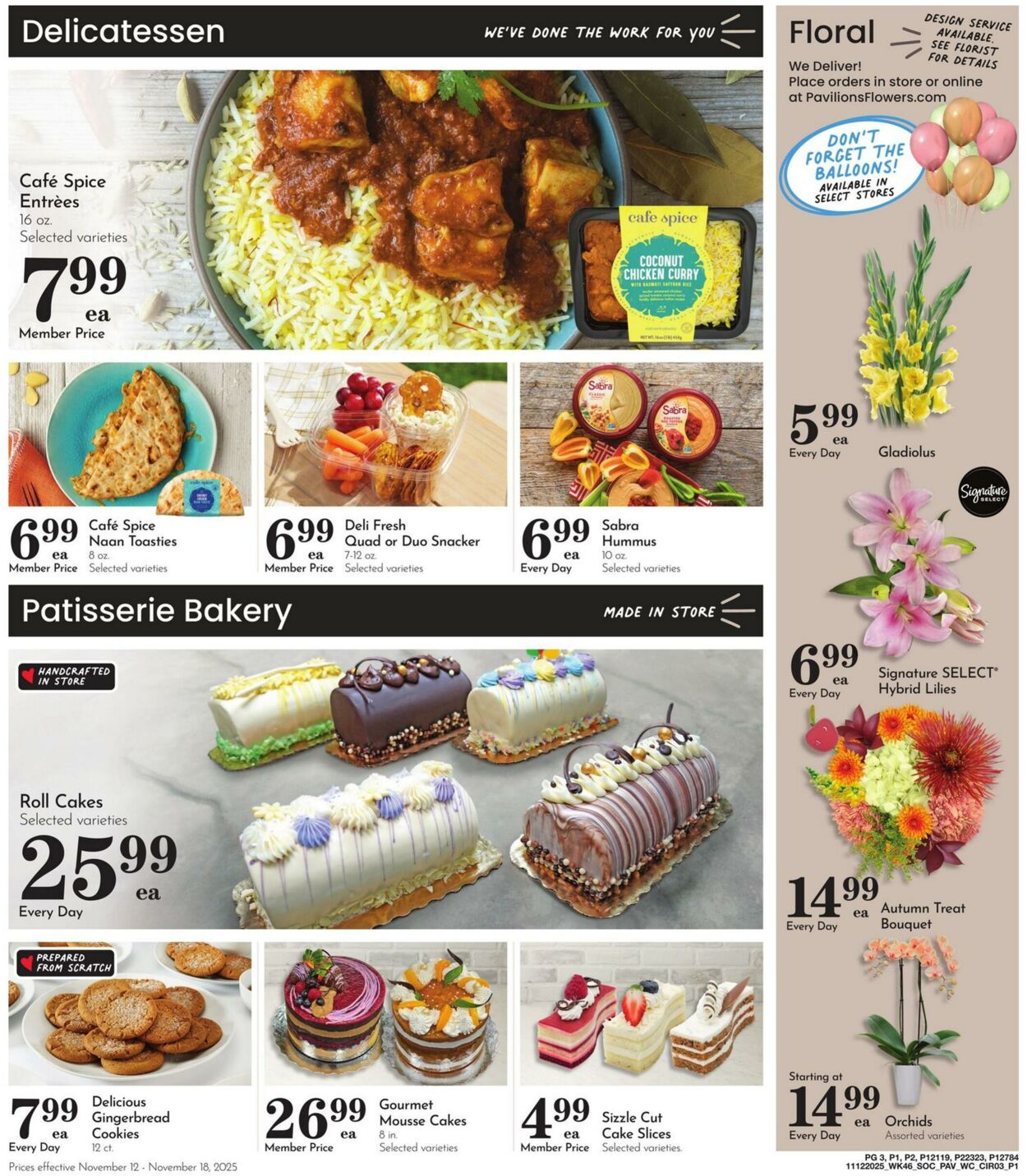 Weekly ad Pavilions 11/12/2025 - 11/18/2025
