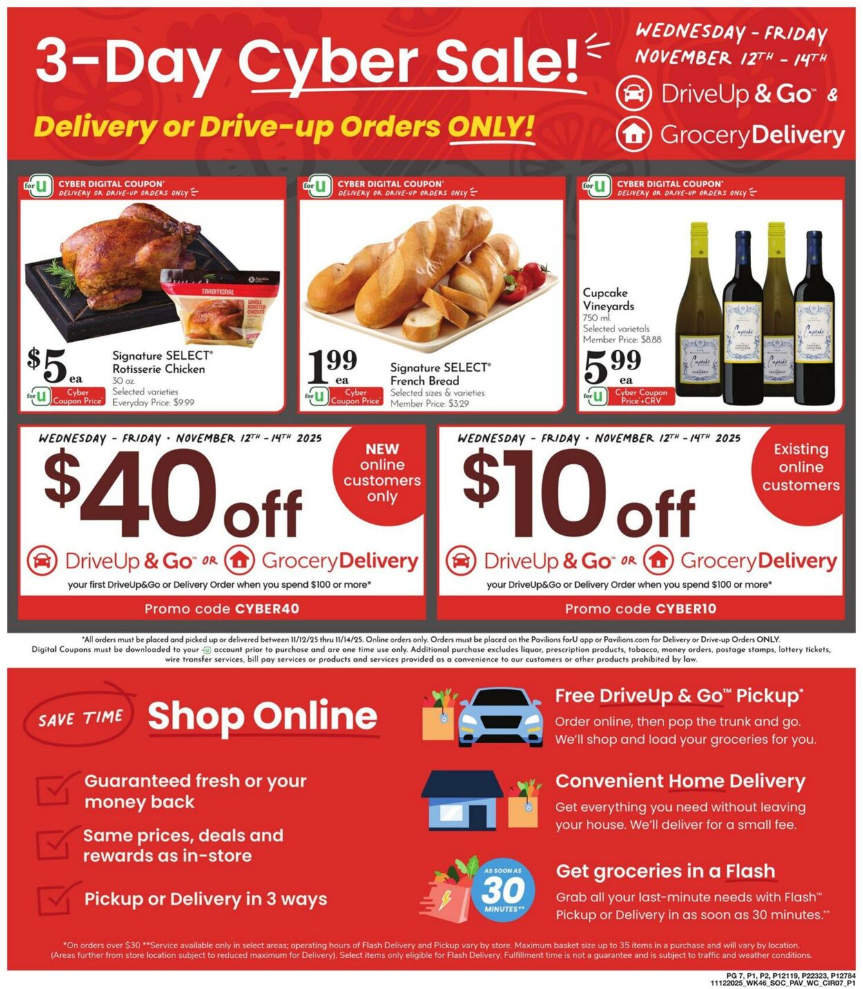 Weekly ad Pavilions 11/12/2025 - 11/18/2025