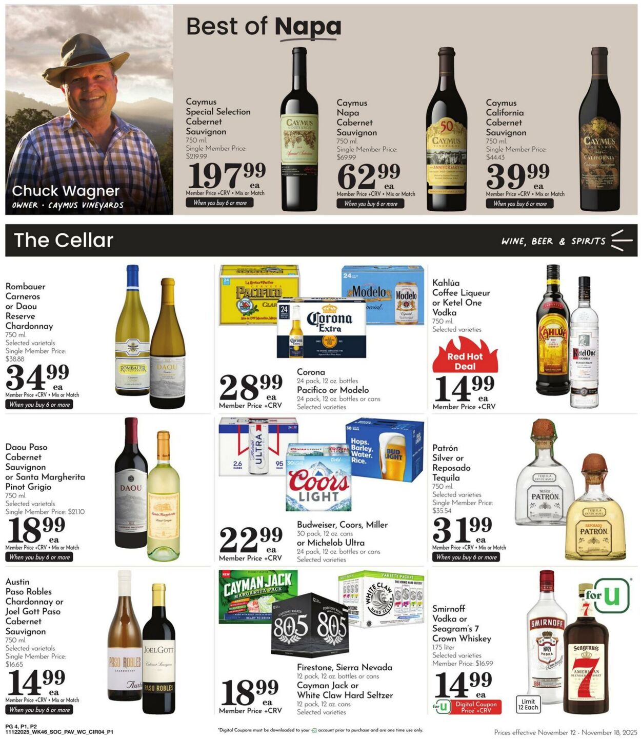 Weekly ad Pavilions 11/12/2025 - 11/18/2025