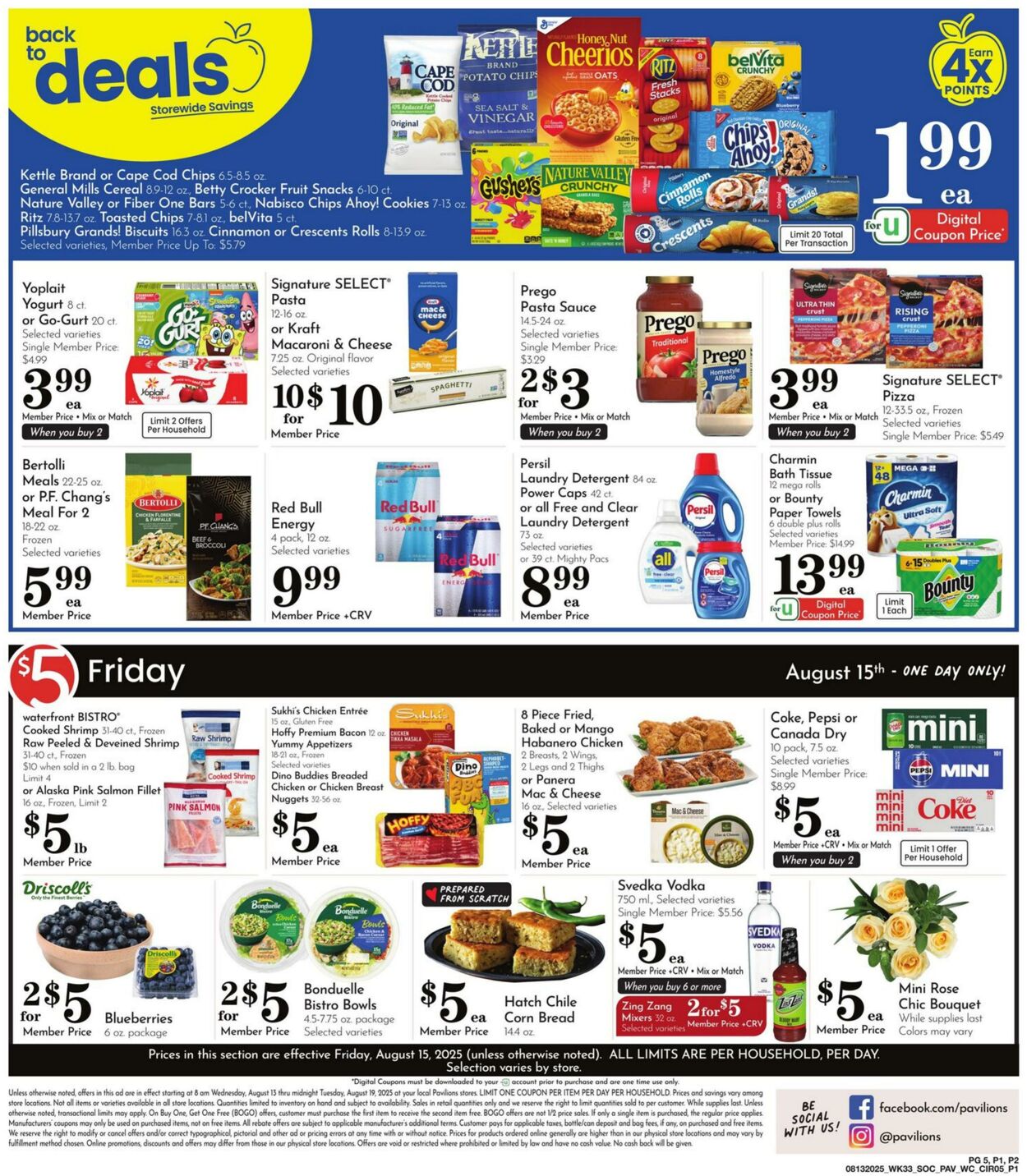 Weekly ad Pavilions 08/13/2025 - 08/19/2025