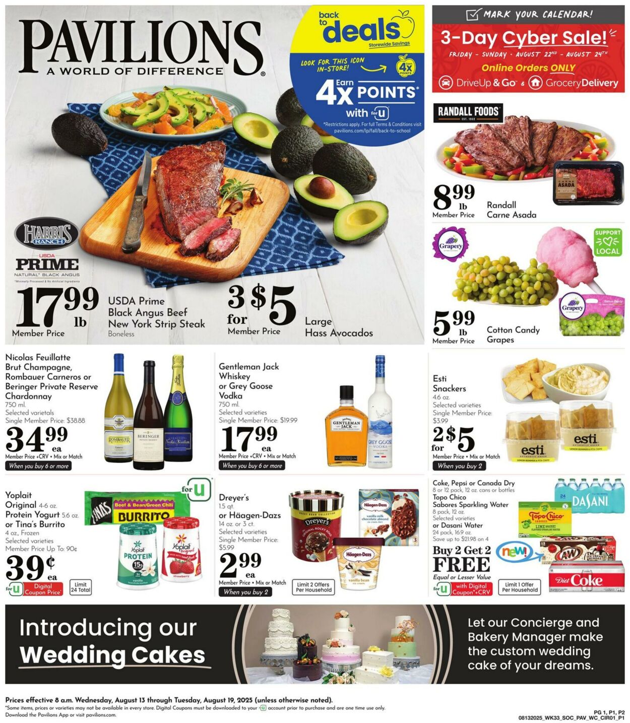 Weekly ad Pavilions 08/13/2025 - 08/19/2025