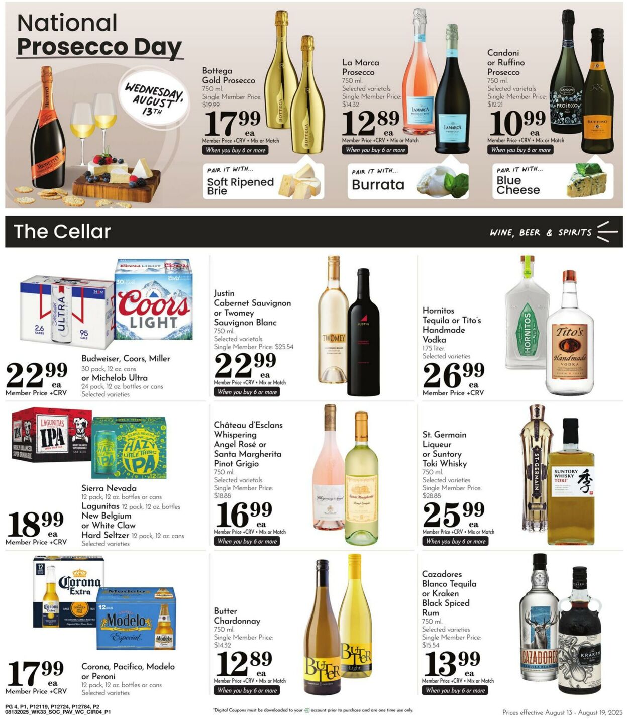 Weekly ad Pavilions 08/13/2025 - 08/19/2025