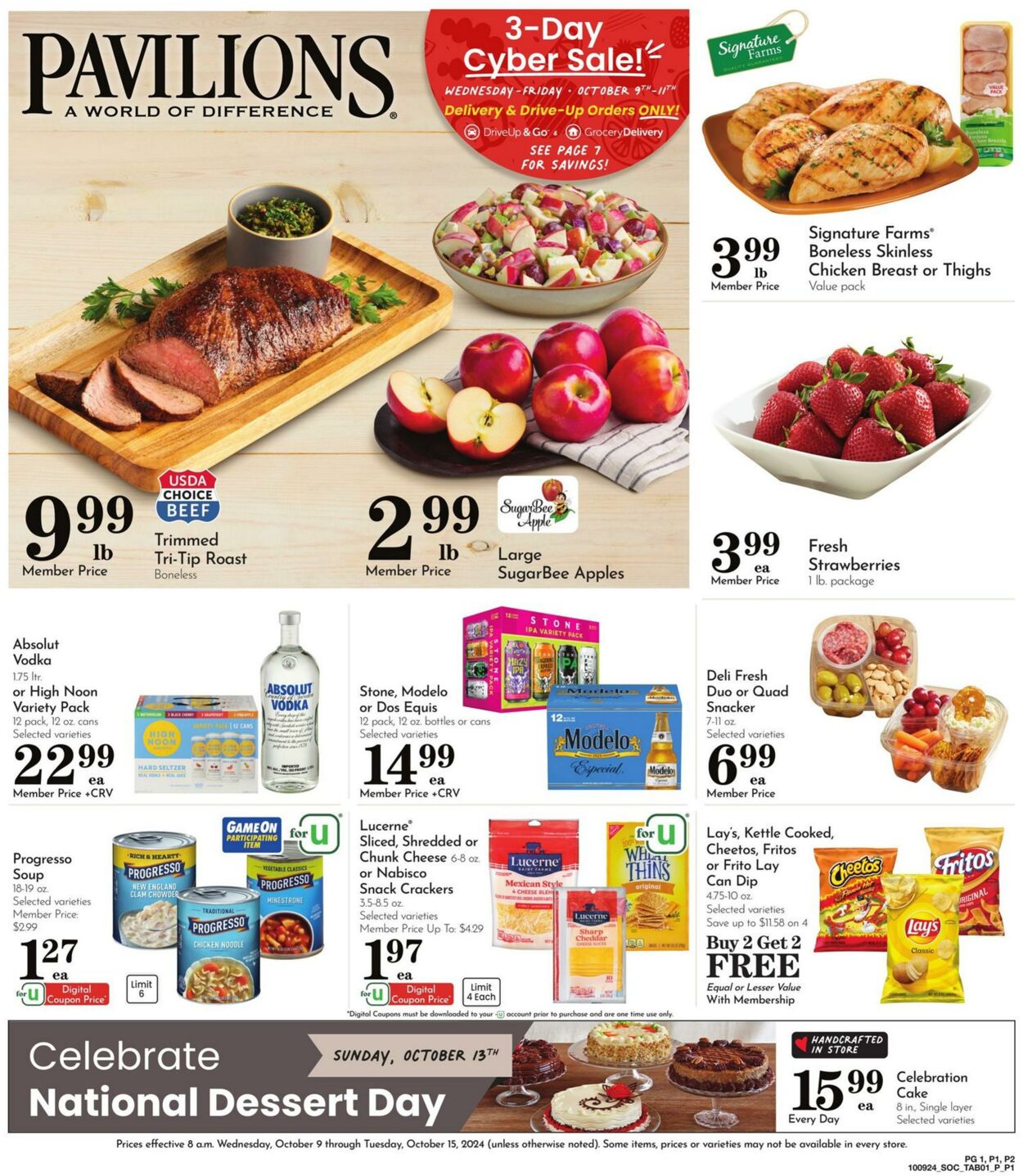 Weekly ad Pavilions 10/09/2024 - 10/15/2024