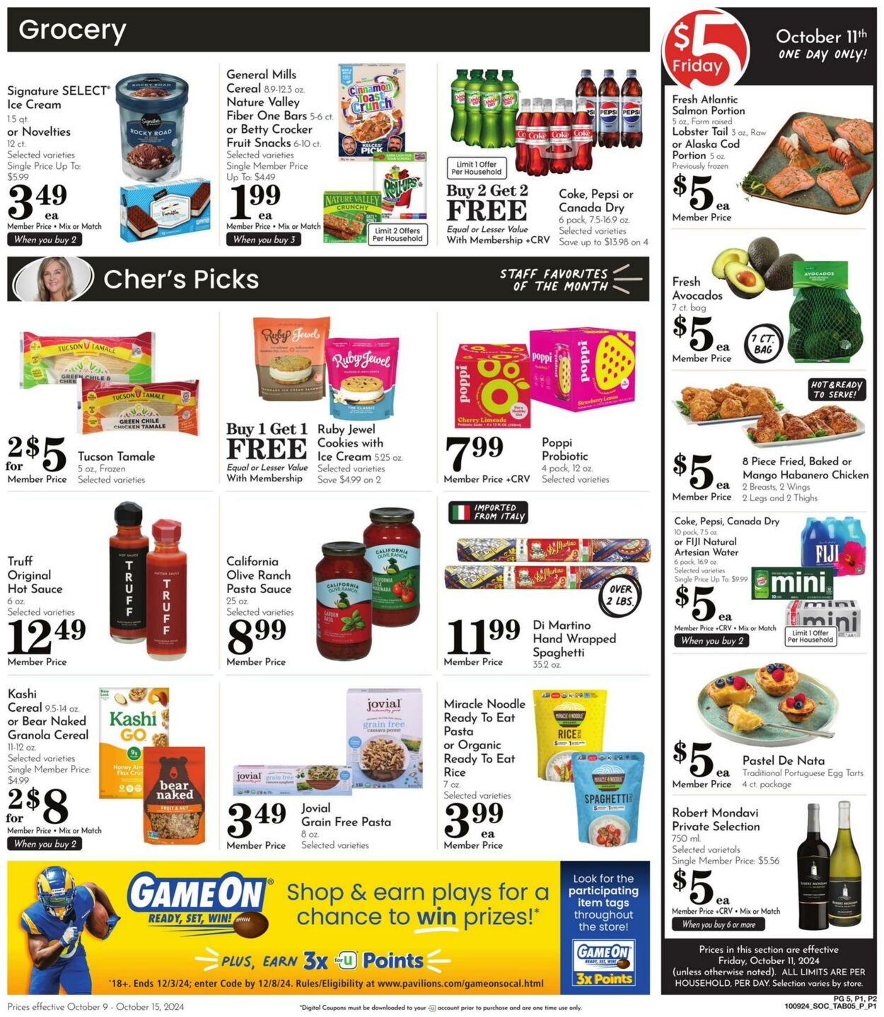 Weekly ad Pavilions 10/09/2024 - 10/15/2024