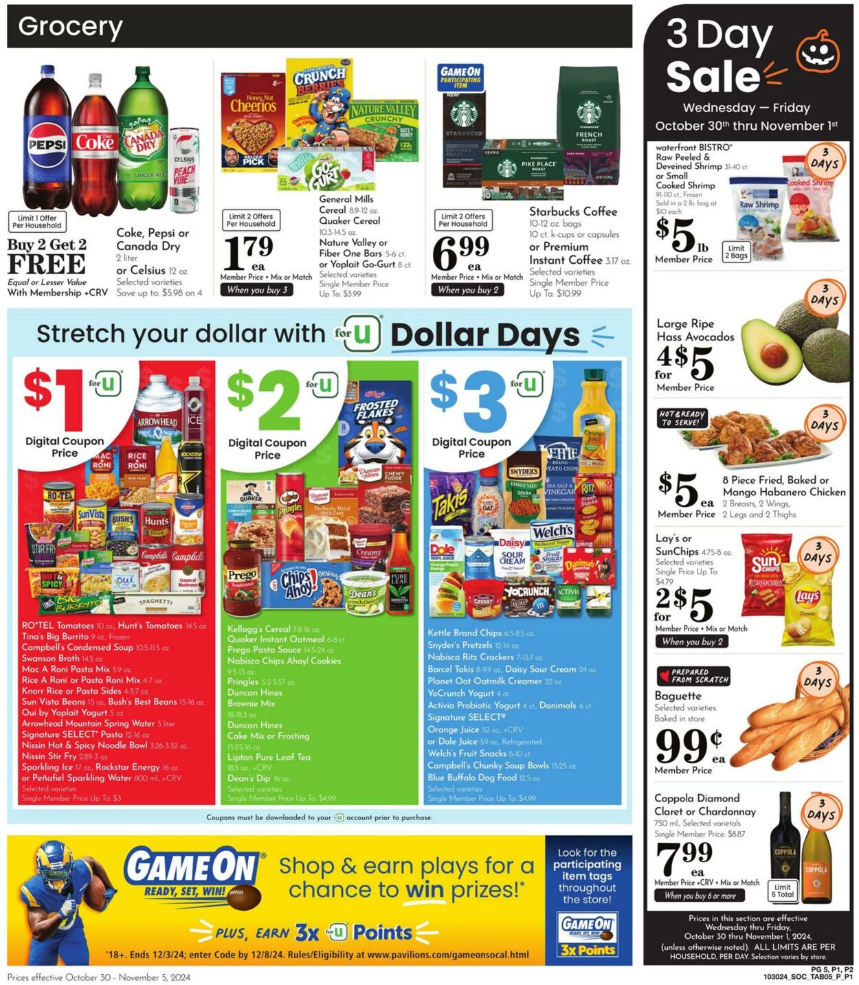 Weekly ad Pavilions 10/30/2024 - 11/05/2024