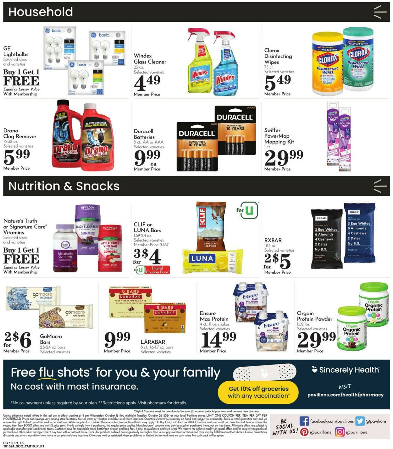 Weekly ad Pavilions 10/16/2024 - 10/22/2024