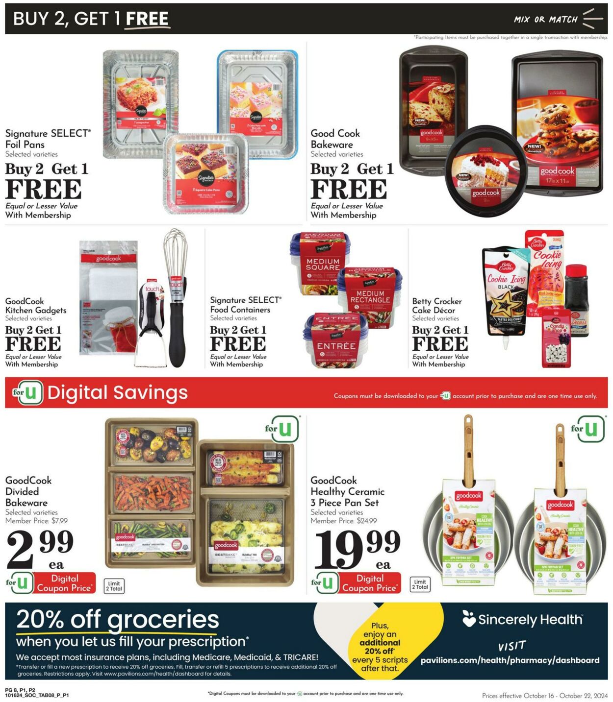 Weekly ad Pavilions 10/16/2024 - 10/22/2024