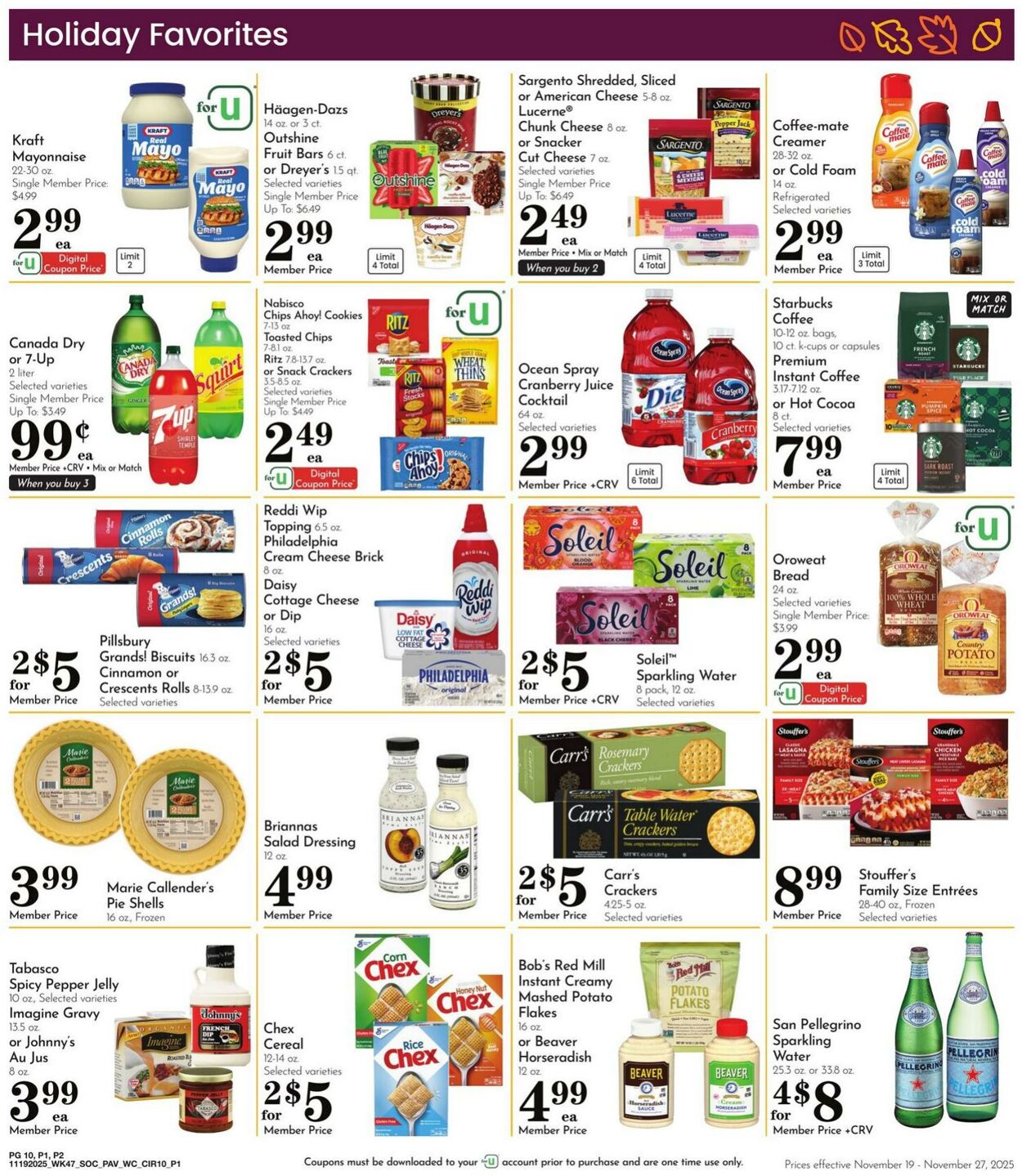 Weekly ad Pavilions 11/19/2025 - 11/27/2025