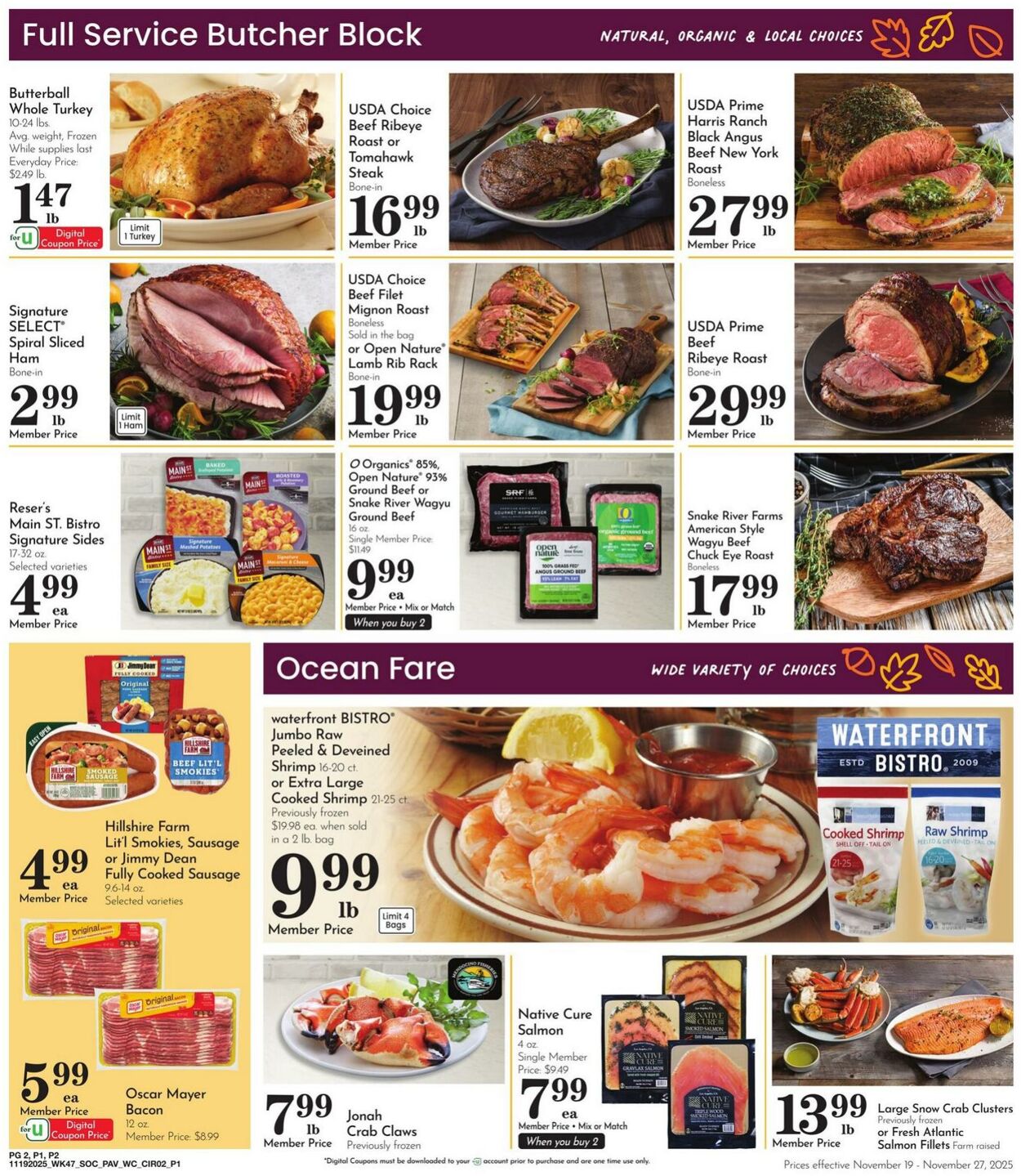 Weekly ad Pavilions 11/19/2025 - 11/27/2025