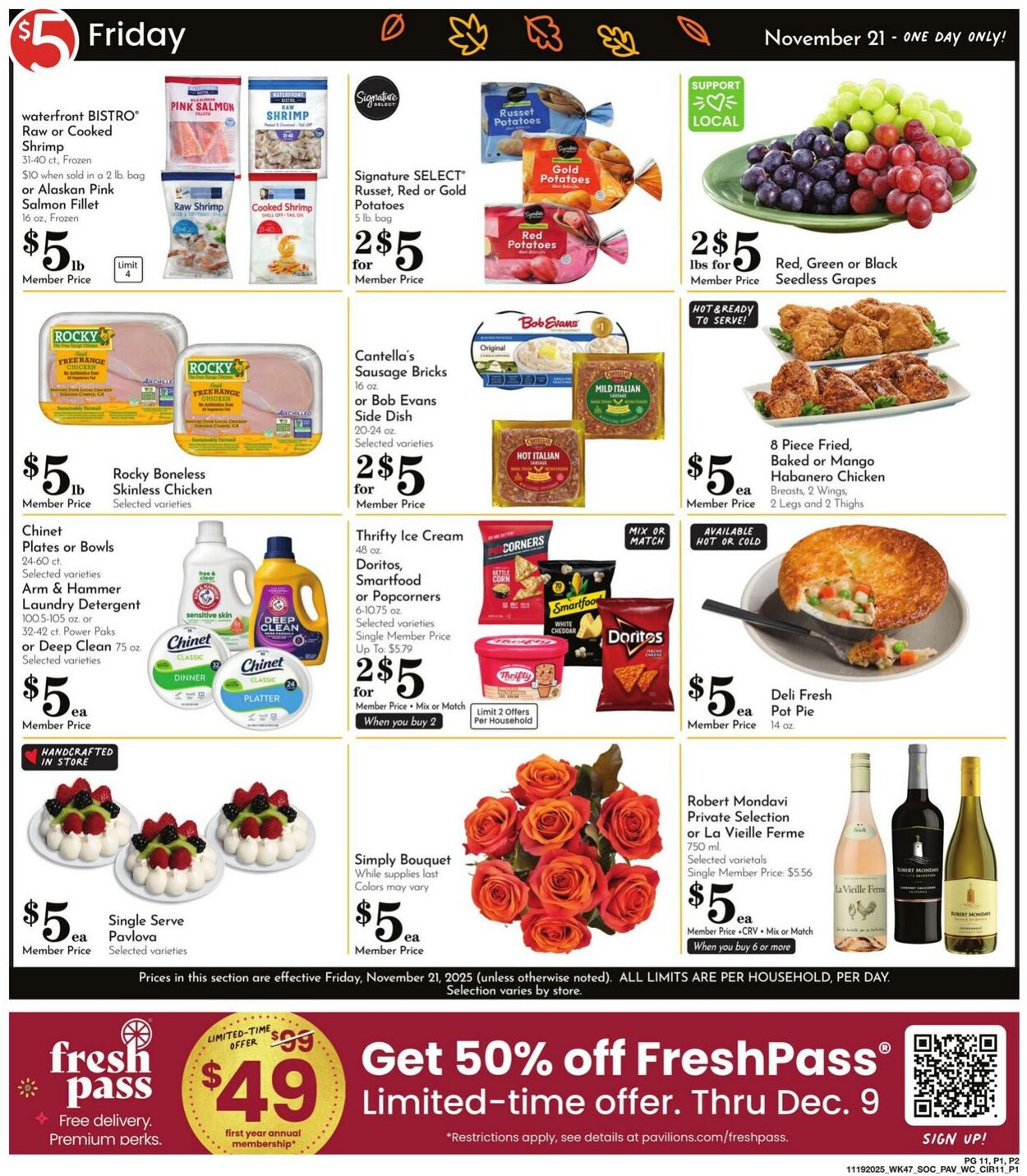 Weekly ad Pavilions 11/19/2025 - 11/27/2025