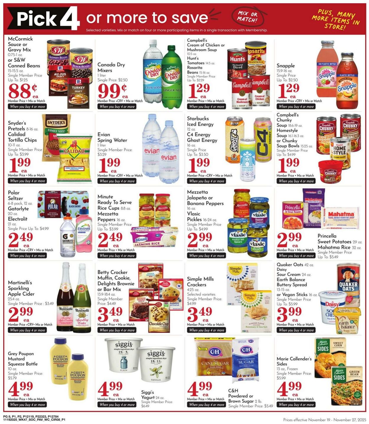 Weekly ad Pavilions 11/19/2025 - 11/27/2025