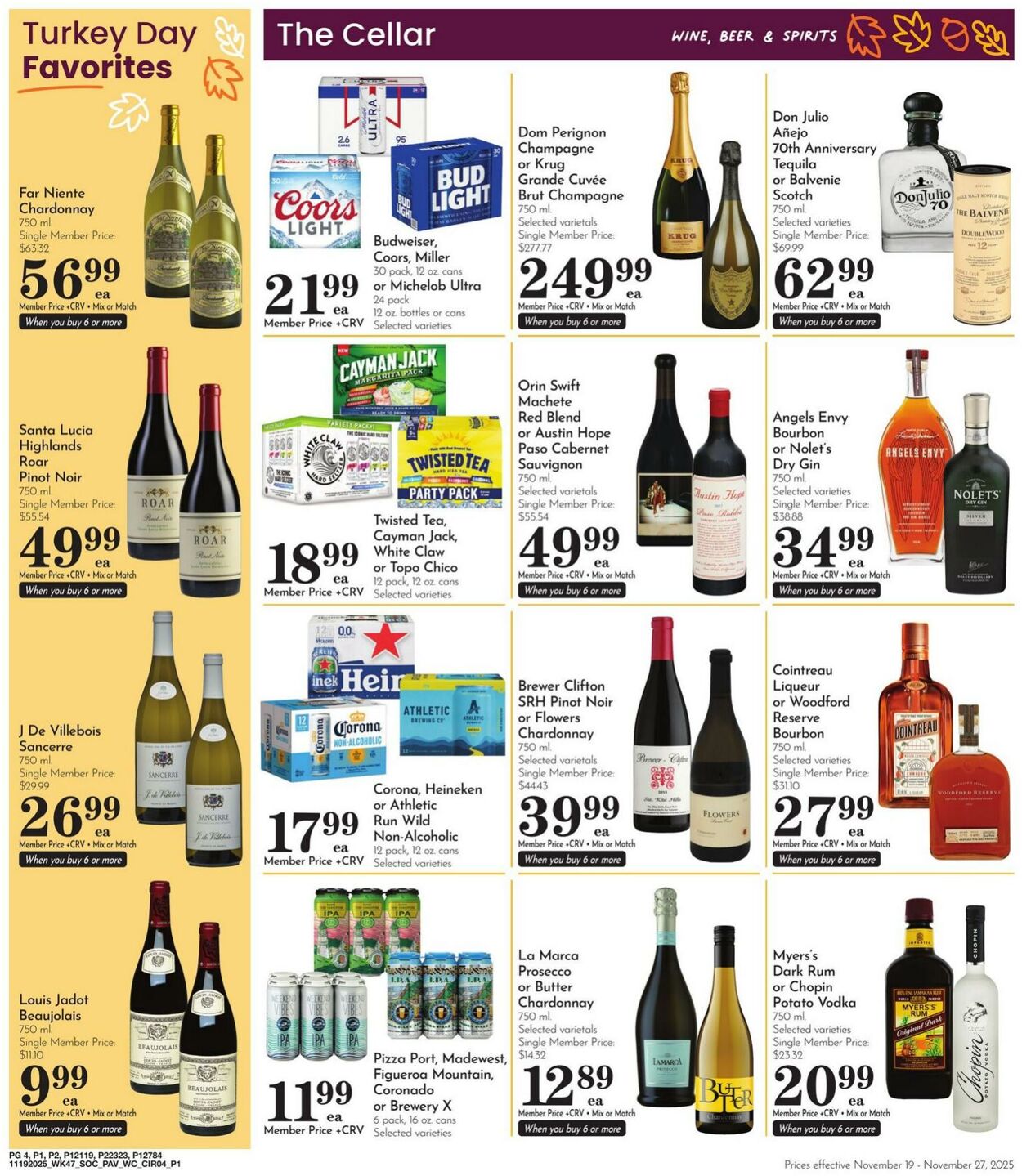 Weekly ad Pavilions 11/19/2025 - 11/27/2025