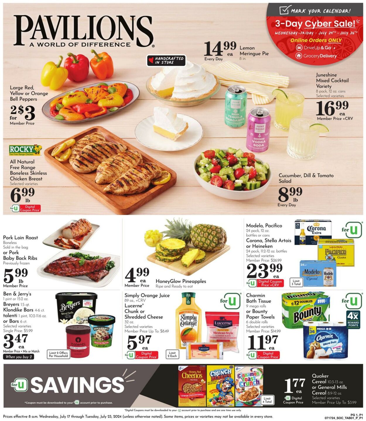 Weekly ad Pavilions 07/17/2024 - 07/23/2024