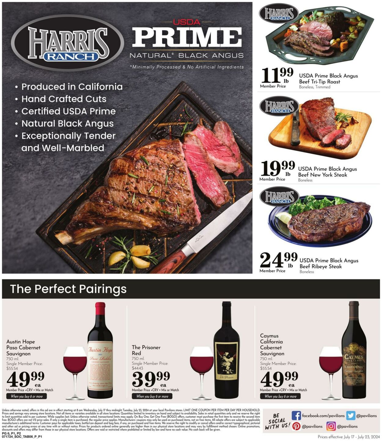 Weekly ad Pavilions 07/17/2024 - 07/23/2024