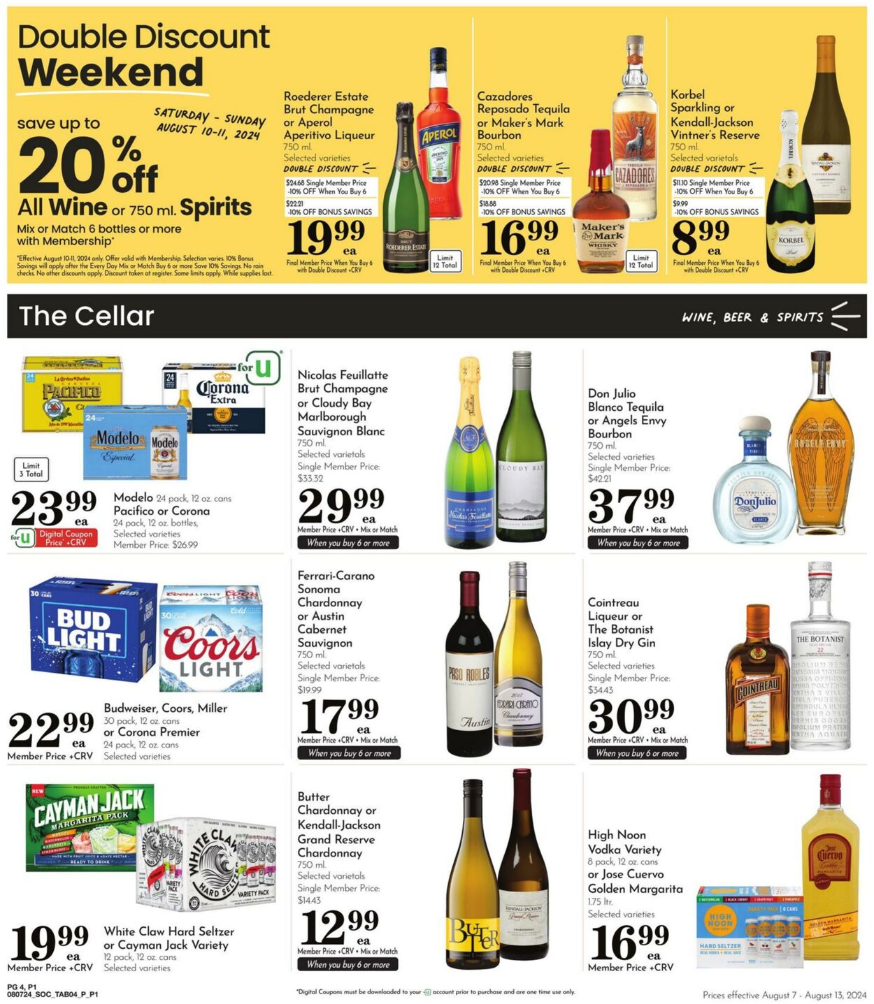 Weekly ad Pavilions 08/07/2024 - 08/13/2024