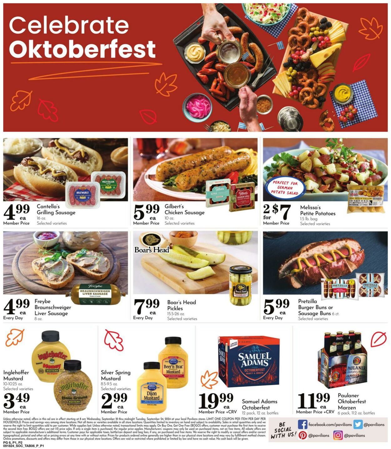 Weekly ad Pavilions 09/18/2024 - 09/24/2024