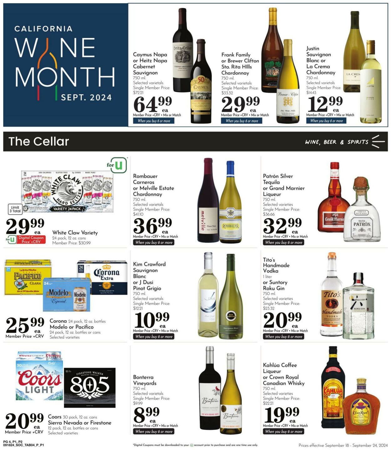 Weekly ad Pavilions 09/18/2024 - 09/24/2024