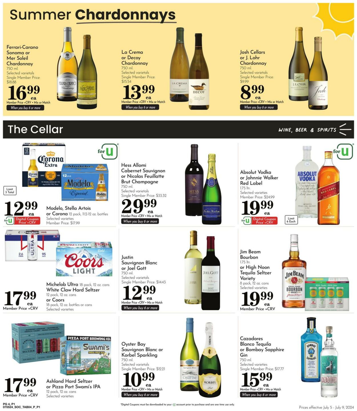 Weekly ad Pavilions 07/05/2024 - 07/09/2024