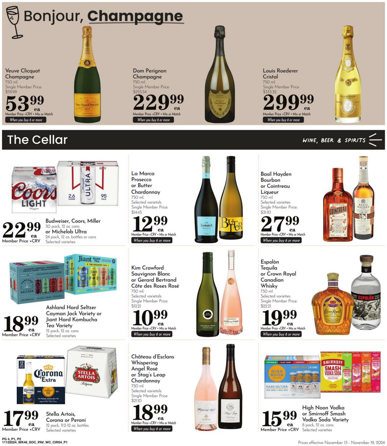 Weekly ad Pavilions 11/13/2024 - 11/19/2024