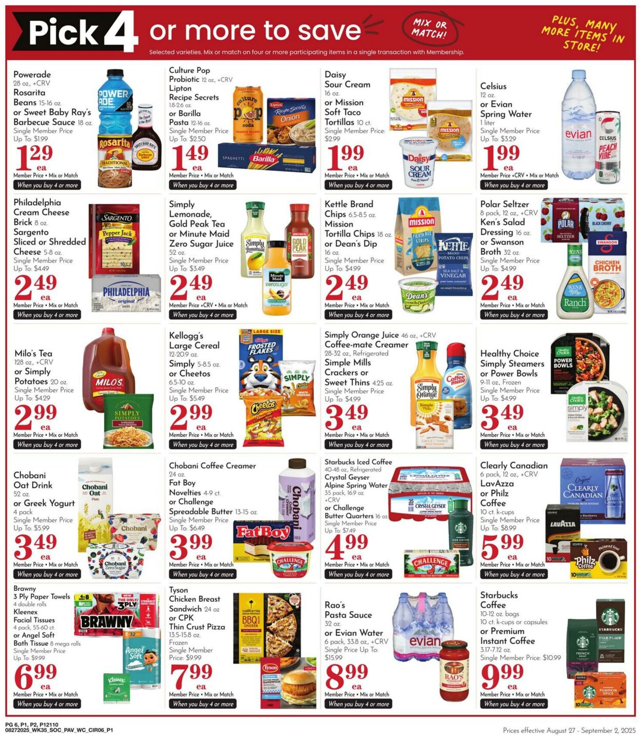 Weekly ad Pavilions 08/27/2025 - 09/02/2025