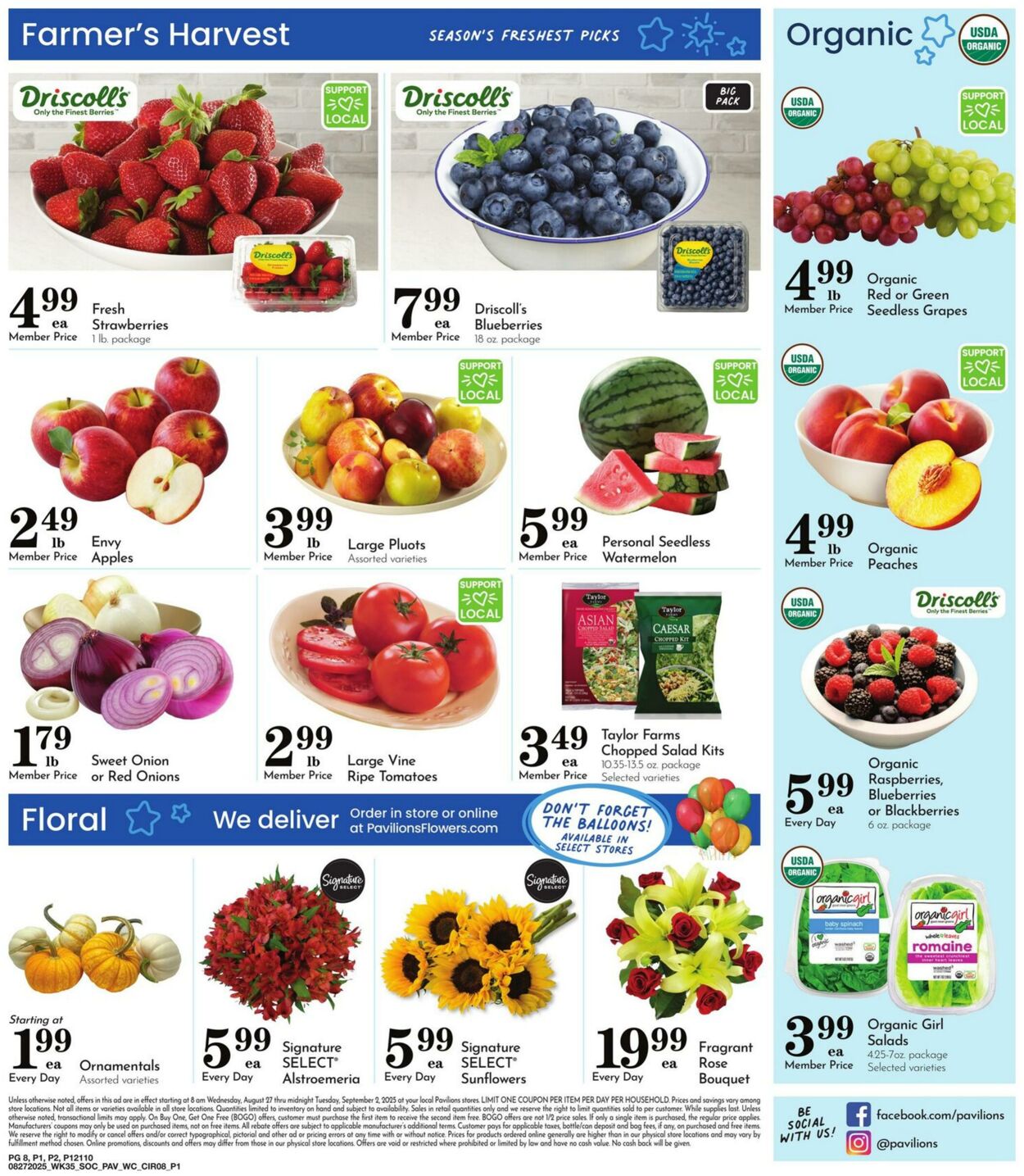 Weekly ad Pavilions 08/27/2025 - 09/02/2025