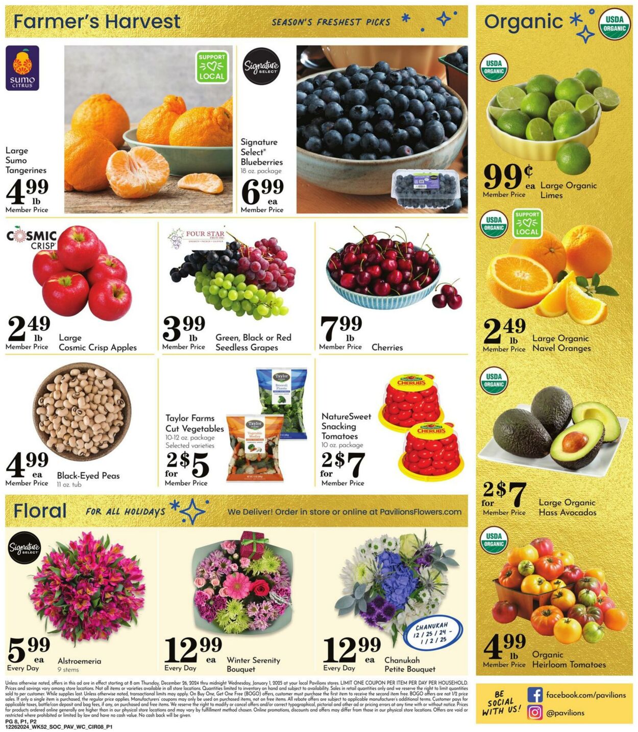 Weekly ad Pavilions 12/26/2024 - 01/01/2025