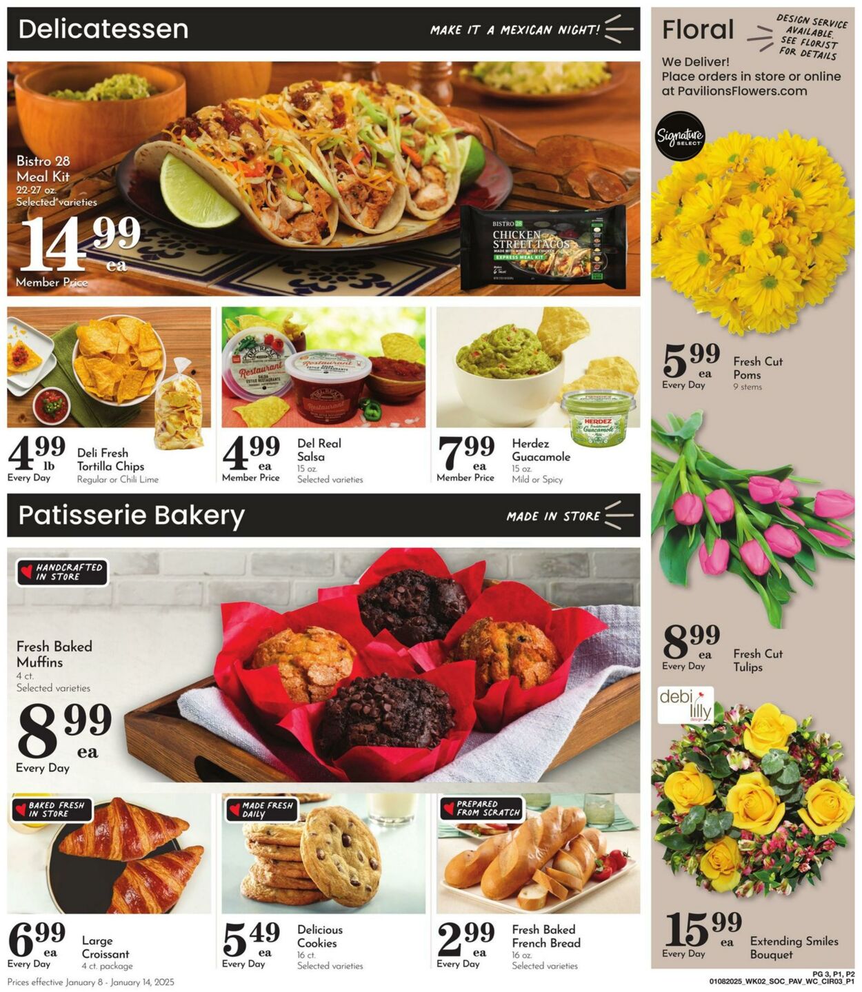 Weekly ad Pavilions 01/08/2025 - 01/14/2025