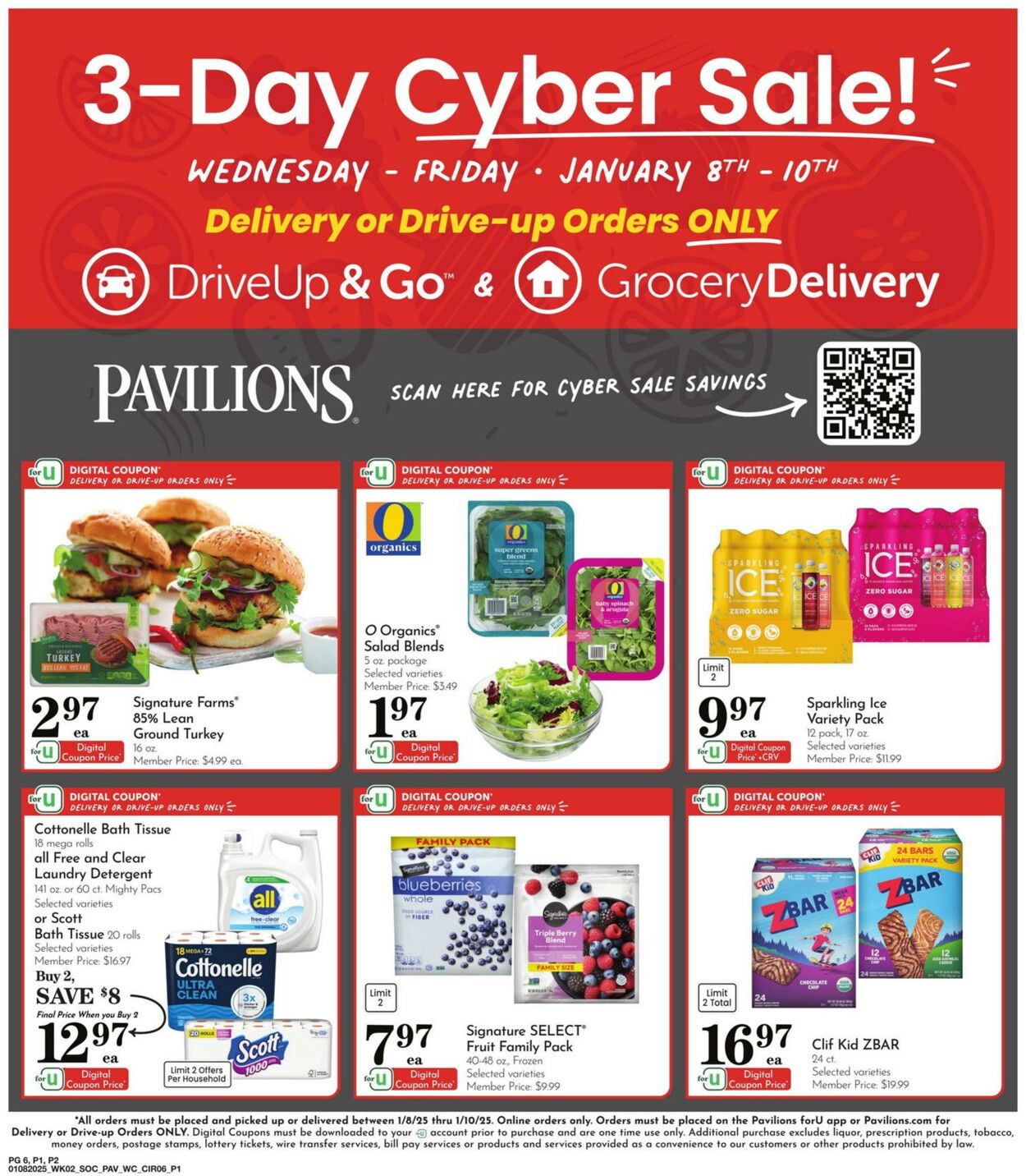 Weekly ad Pavilions 01/08/2025 - 01/14/2025