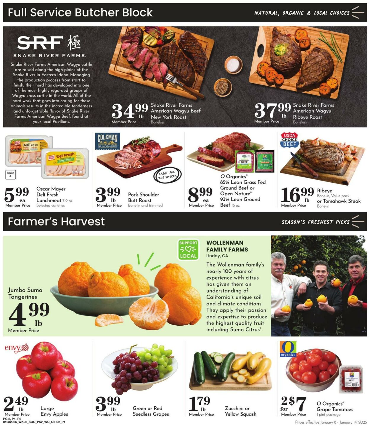 Weekly ad Pavilions 01/08/2025 - 01/14/2025