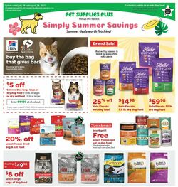 Weekly ad Pet Supplies Plus 07/28/2022-08/24/2022