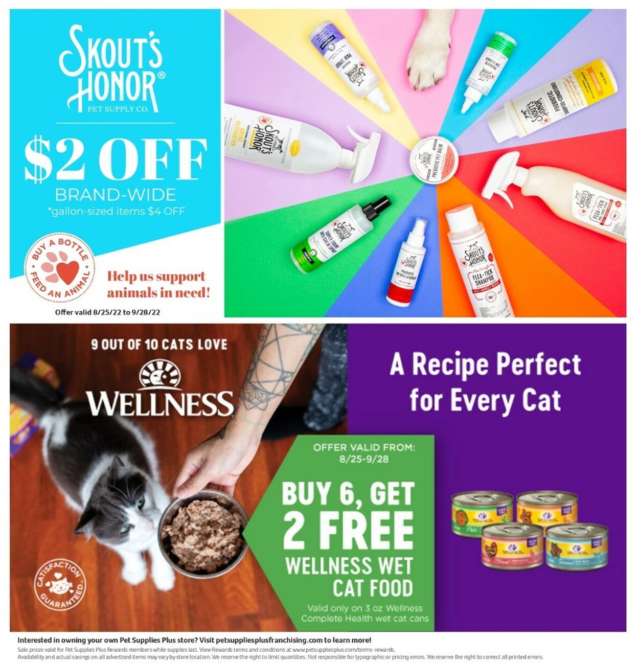 Weekly ad Pet Supplies Plus 08/25/2022 - 09/28/2022