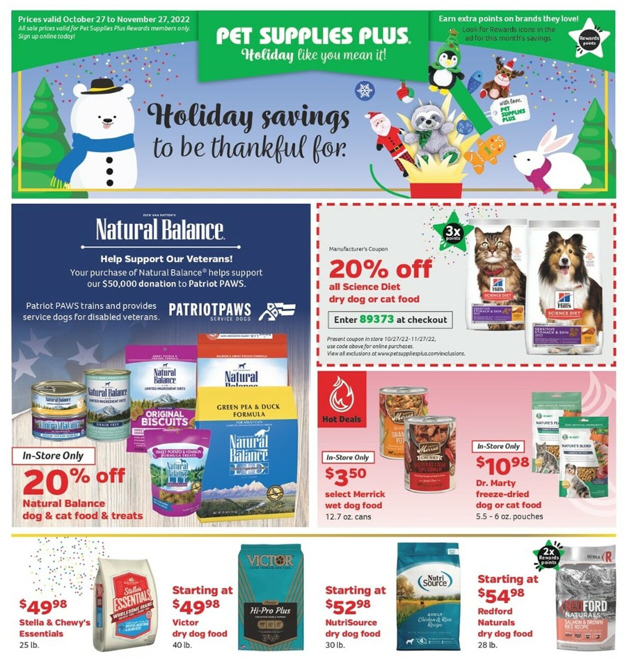 Weekly ad Pet Supplies Plus 10/31/2022 - 11/06/2022