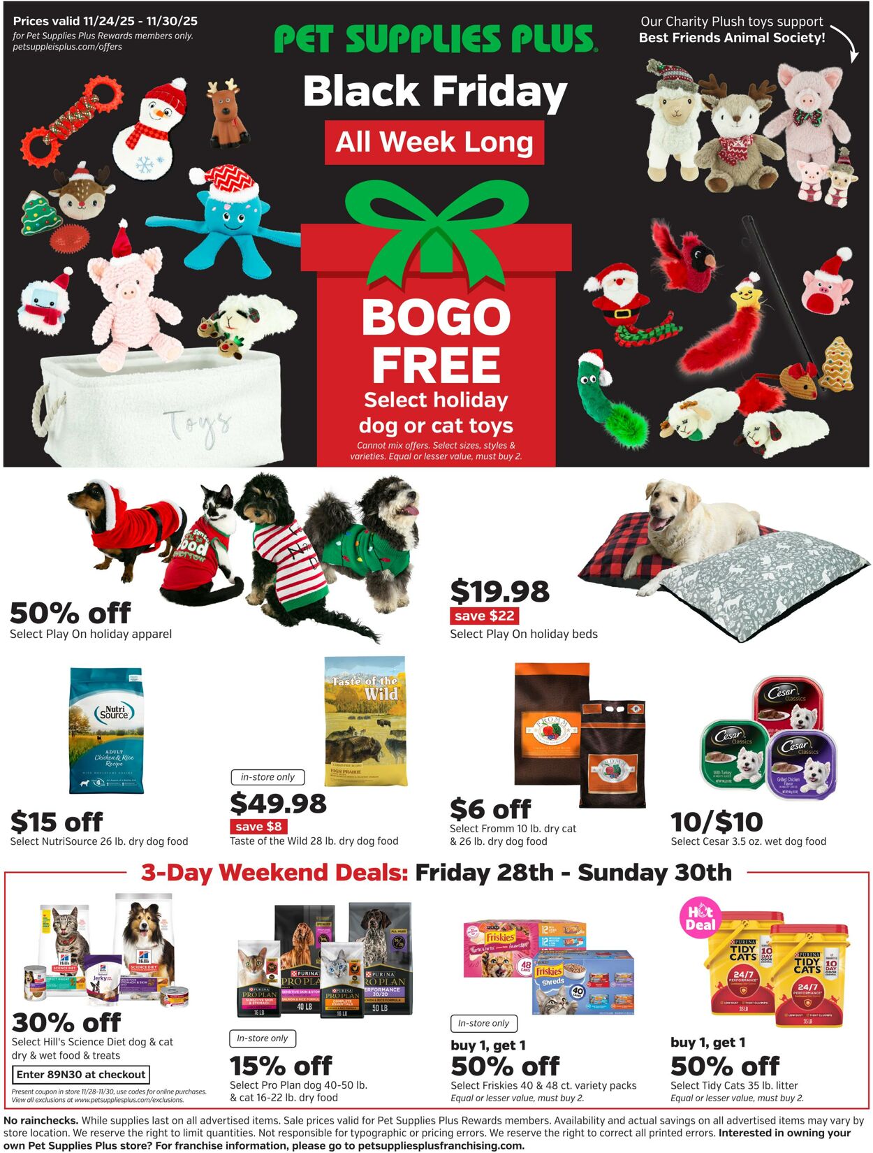 Weekly ad Pet Supplies Plus 11/26/2025 - 12/03/2025