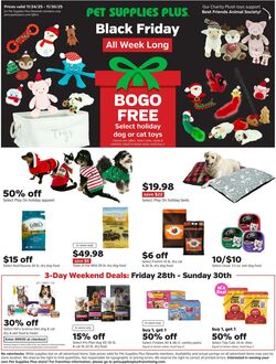 Weekly ad Pet Supplies Plus 11/26/2025 - 12/03/2025