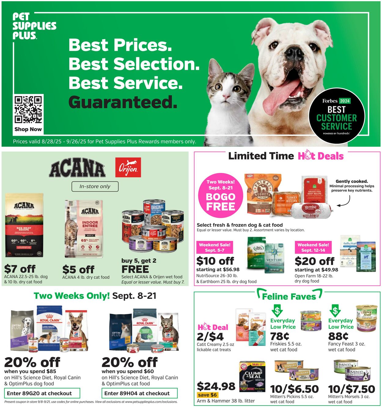 Weekly ad Pet Supplies Plus 09/01/2025 - 09/15/2025