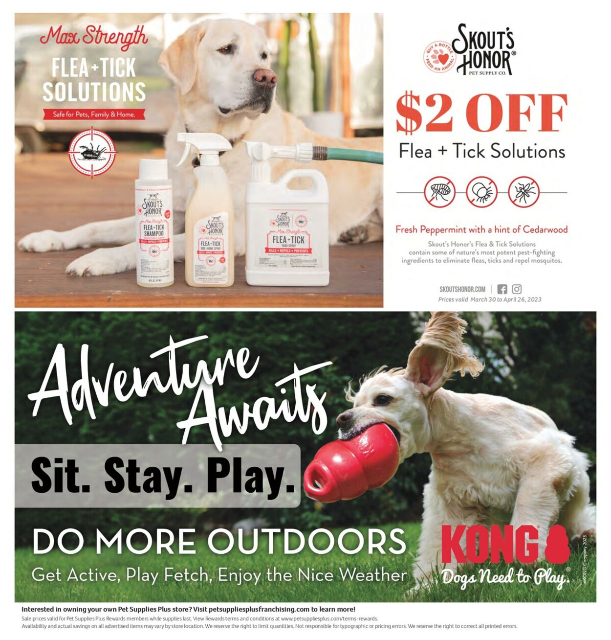 Weekly ad Pet Supplies Plus 03/30/2023 - 04/26/2023