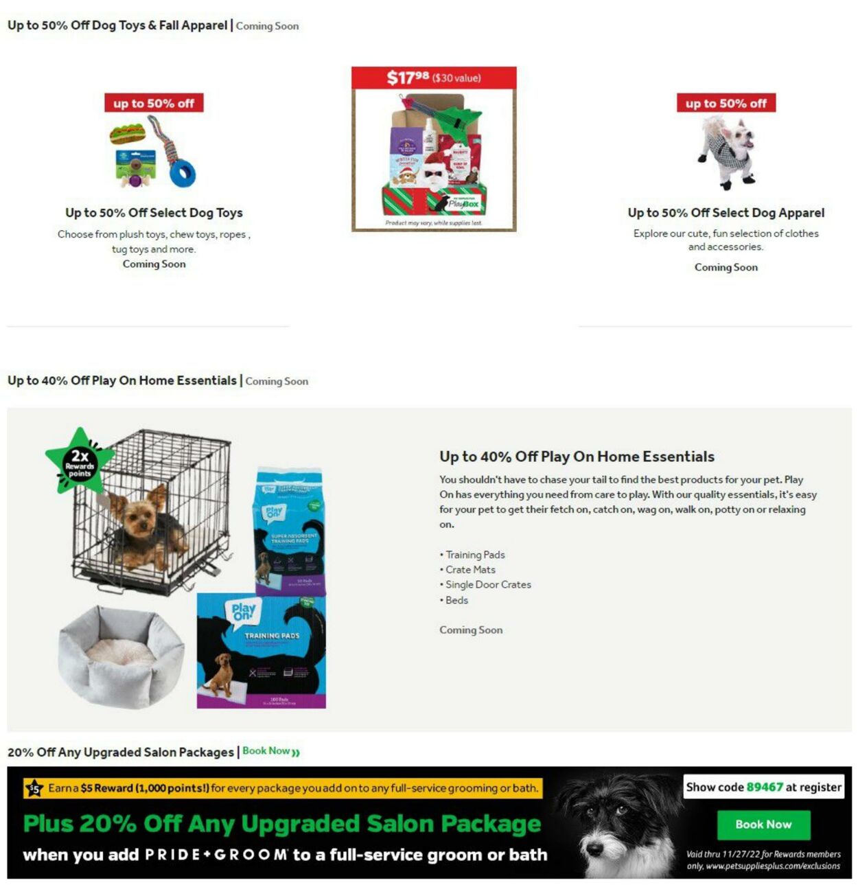 Weekly ad Pet Supplies Plus 11/07/2022 - 11/28/2022