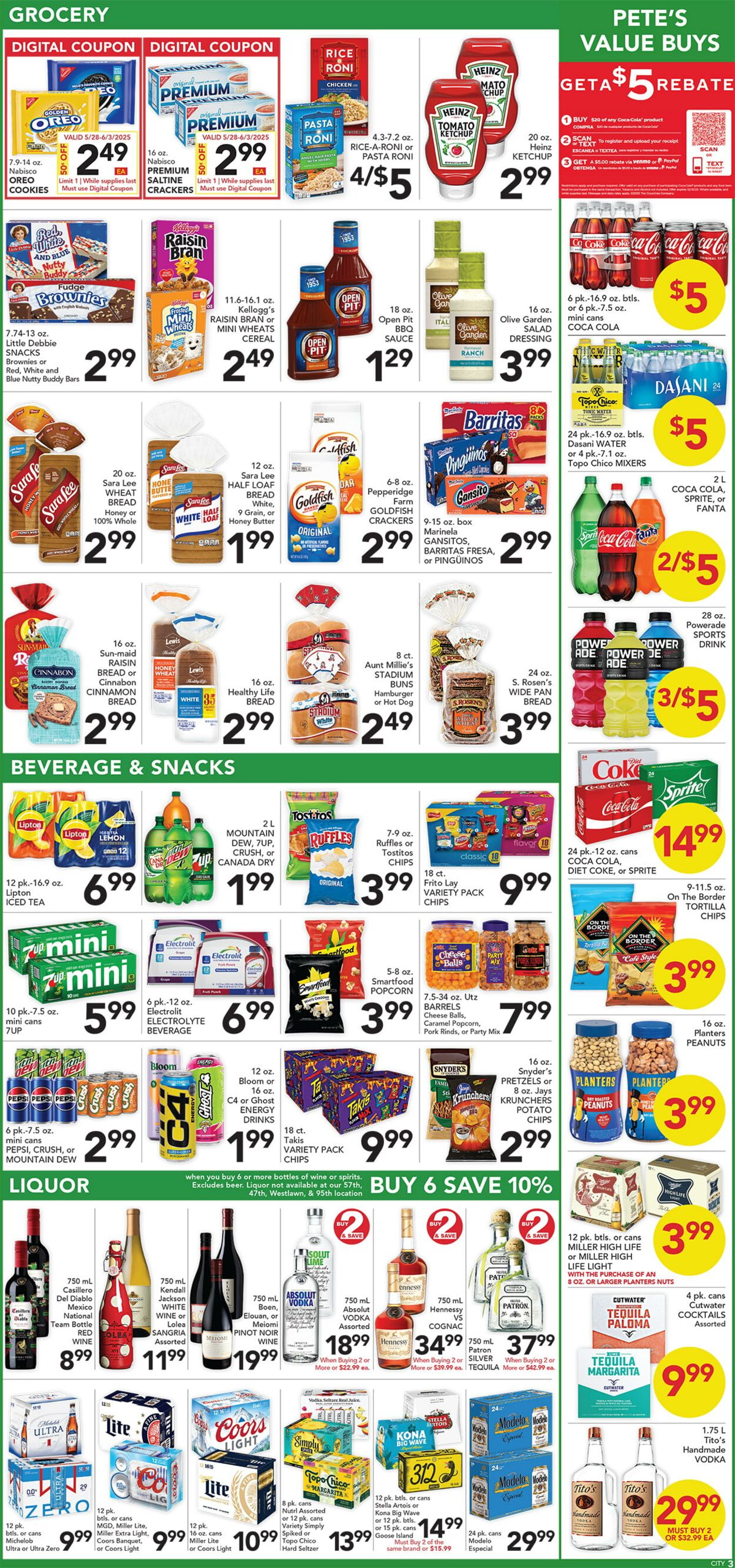 Weekly ad Pete's Fresh Market 05/28/2025 - 06/03/2025