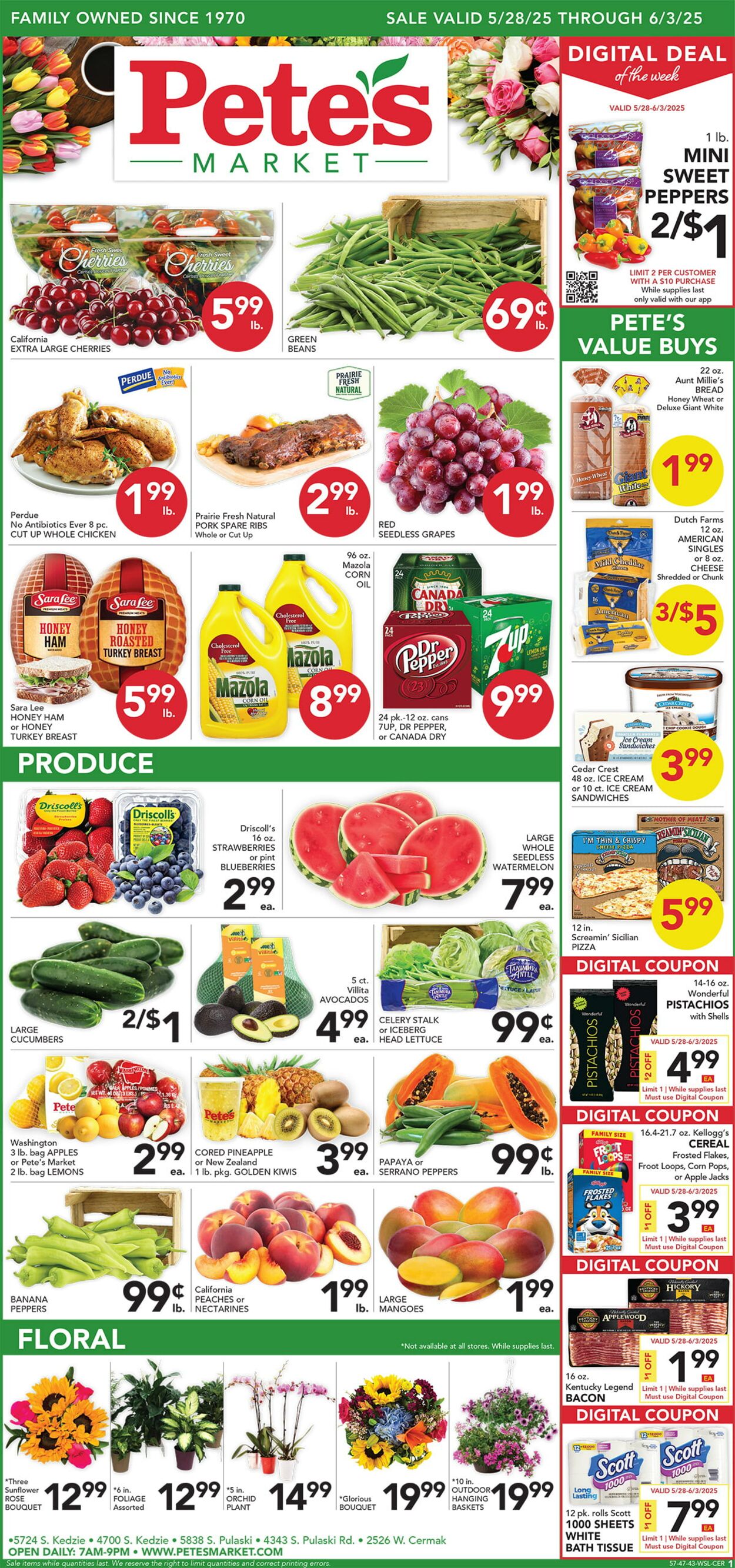 Weekly ad Pete's Fresh Market 05/28/2025 - 06/03/2025