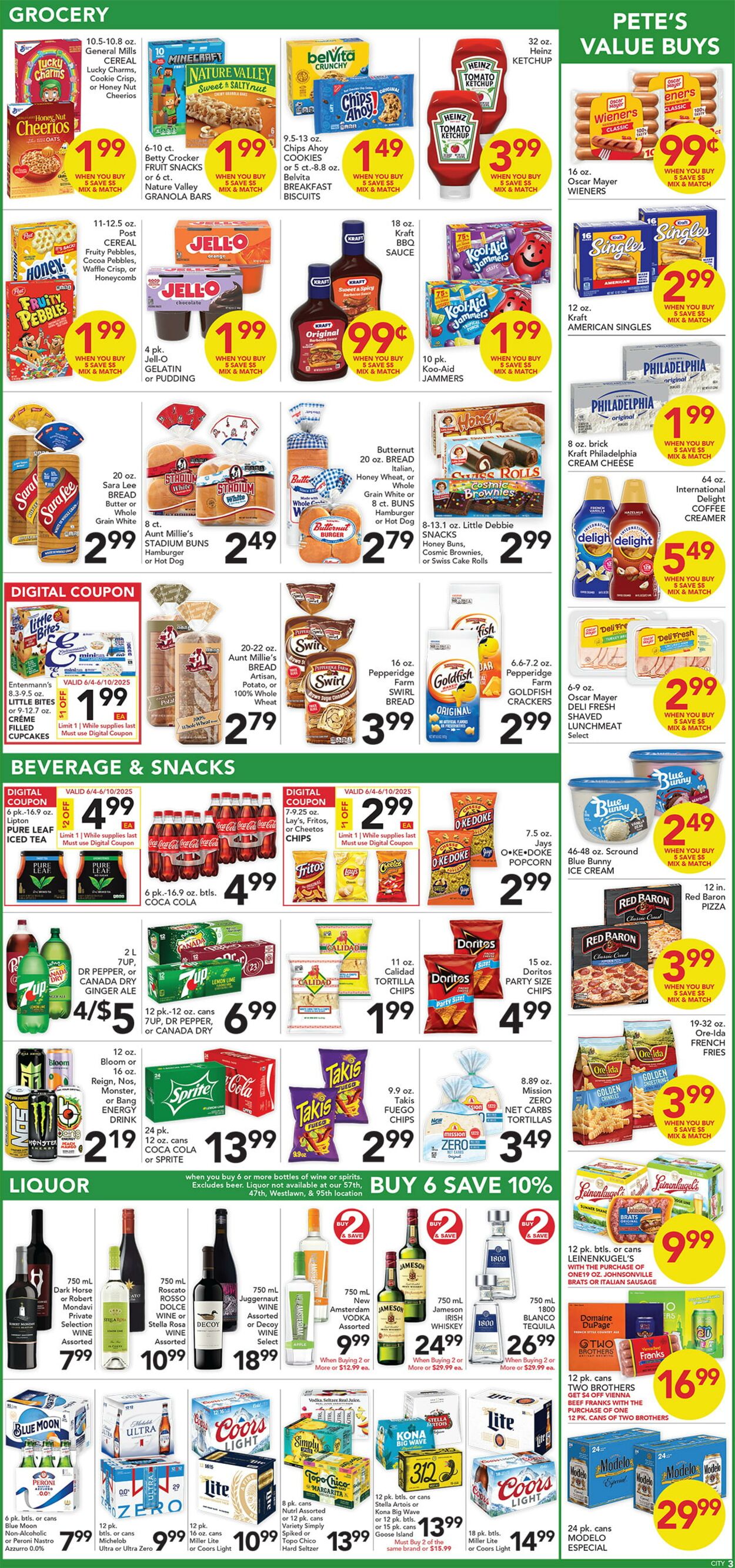 Weekly ad Pete's Fresh Market 06/04/2025 - 06/10/2025