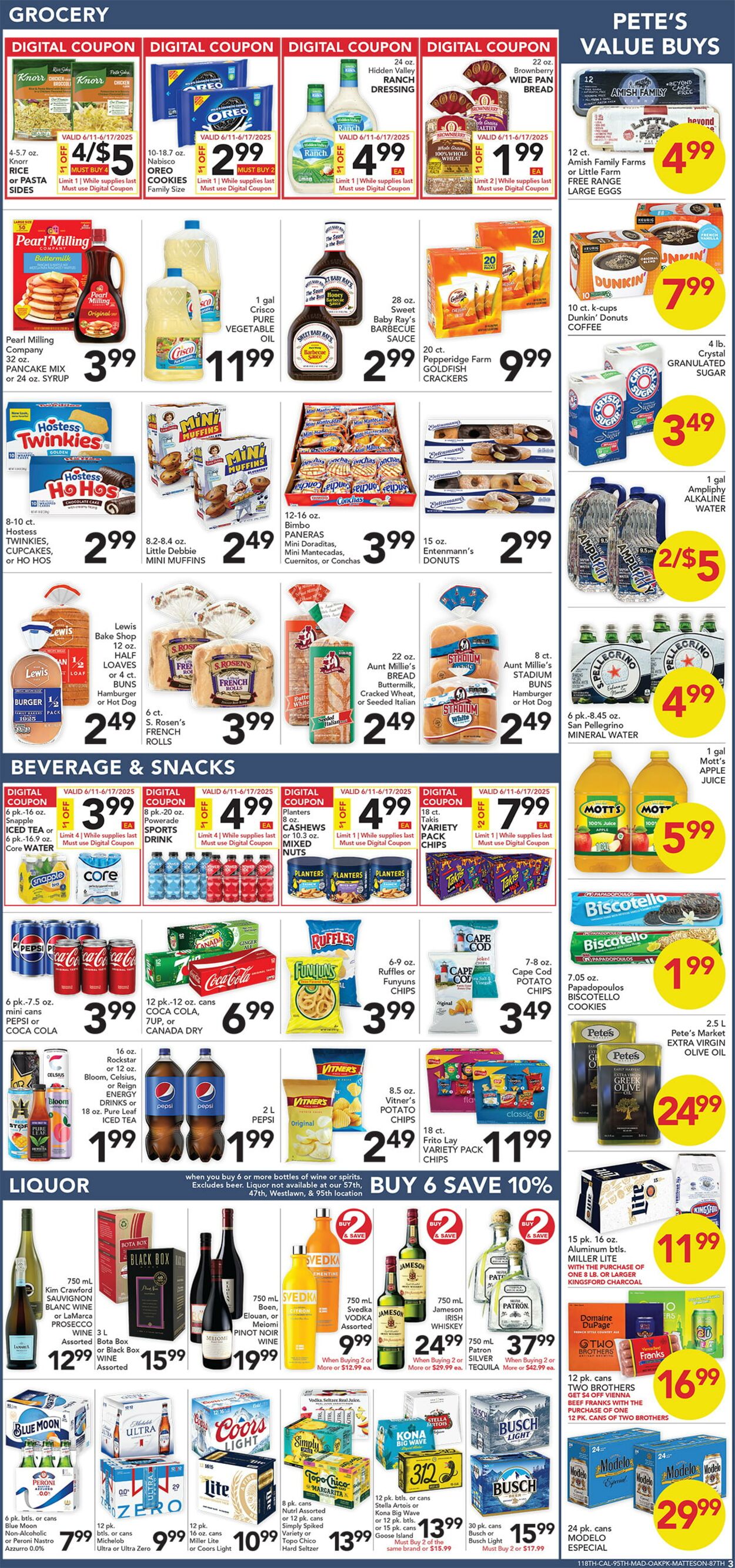 Weekly ad Pete's Fresh Market 06/11/2025 - 06/17/2025