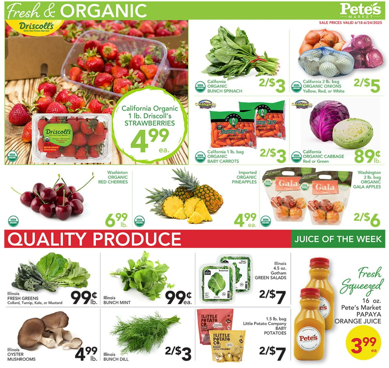 Weekly ad Pete's Fresh Market 06/18/2025 - 06/24/2025
